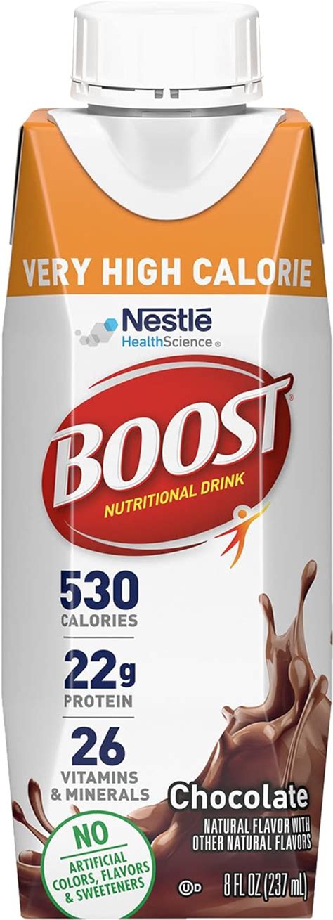 Amazon Boost Very High Calorie Chocolate Nutritional Drink 22g