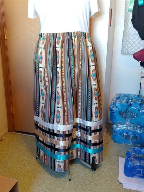 Elegant Native American Ribbon Skirt