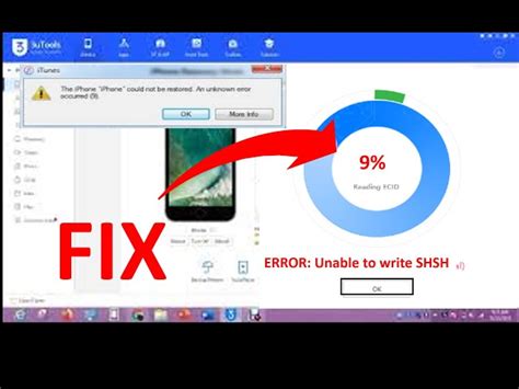 How To Fix Error Unable To Request Shsh On 3utools When Flash Iphone