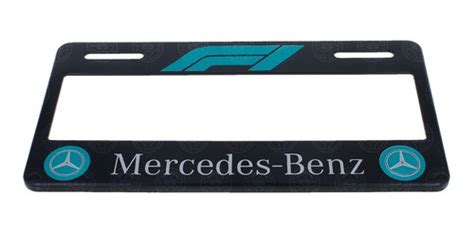 Par Marco Porta Placa Auto Y Camioneta Escuderia Mercedes F1 MercadoLibre