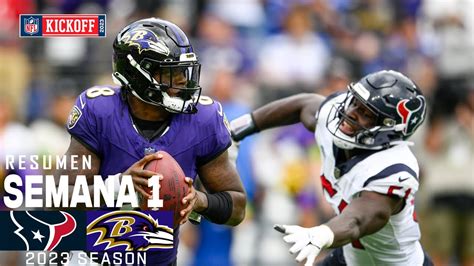 Houston Texans Vs Baltimore Ravens Semana Nfl Nfl