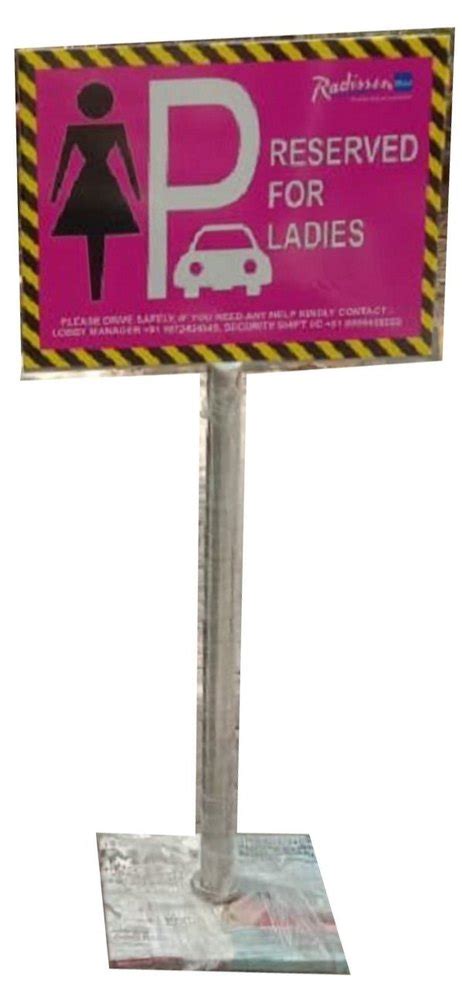 Stainless Steel Rectangular Ss Sign Board For Outdoor At Rs Square