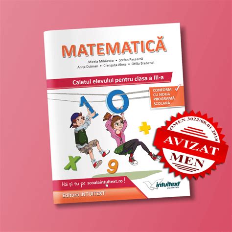 Caiet Auxiliar De Matematica Pentru Clasa A A Editura Intuitext