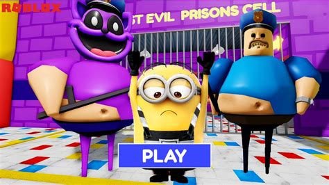 CATNAP POPPY BARRY S PRISON RUN OBBY Minion ROBLOX YouTube