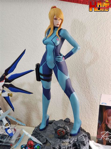 Metroid Dread Creation Studio Samus Aran Resin Statue Kaioland