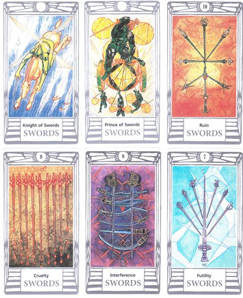 Купить Карты таро Тота мини Thoth Tarot Deck англ цена 180 грн