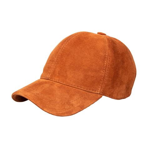 Golden Brown Suede Baseball Cap Hatsquare Leather Baseball Etsy Uk