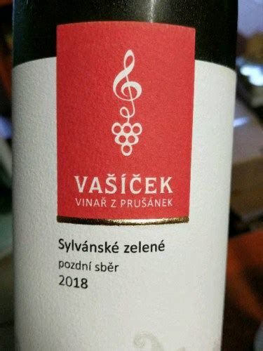 Vašíček Sylvánské Zelené Pozdní Sběr Vivino