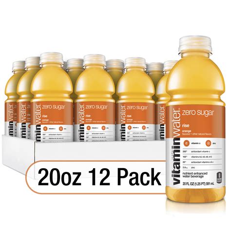 Vitaminwater Zero Sugar Rise Electrolyte Enhanced Water W Vitamins