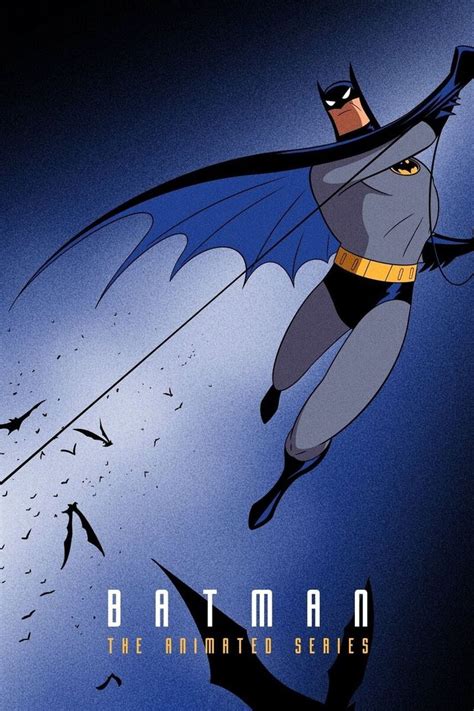 batman  animated series poster  dc mark hamill kevin
