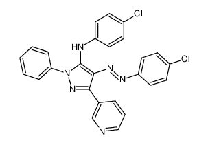 4 Cloro Fenil 4 4 Cloro Fenilazo 2 Fenil 5 Piridin 3 Il 2H