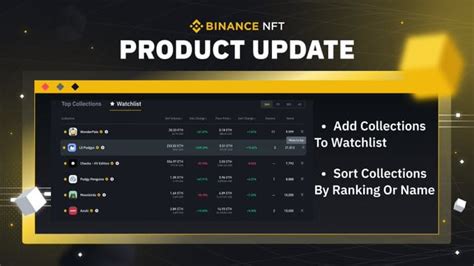 Binance Product Update Watchlist You Can Now Add Your Fa Jess Mac