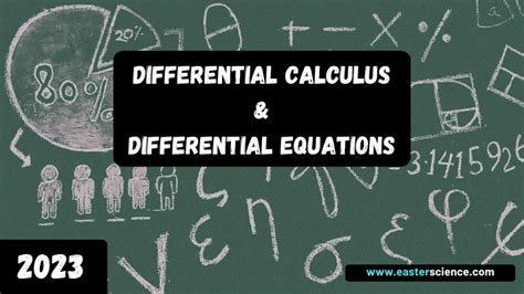 Differential Calculus And Differential Equations Bsc Computer