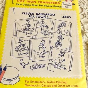 Vintage Transfers Aunt Marthas Hot Iron Kitten Dottie Duck Sun Bonnet