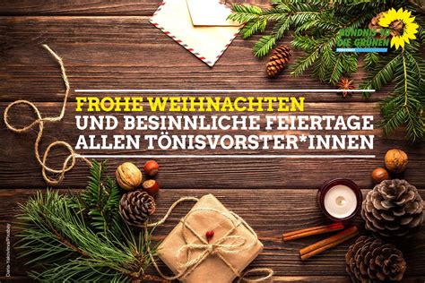 Frohe Weihnachten Und Besinnliche Feiertage Die GrÜnen