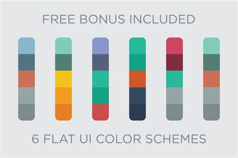 50 Flat UI color swatches ~ Palettes on Creative Market