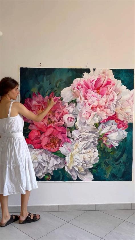 Huge Floral Watercolor Paintings Artist Janet Pulcho Video