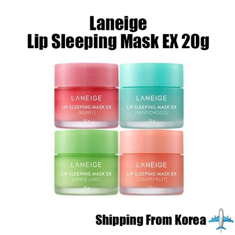 Laneige Lip Sleeping Mask Ex G Types Exfoliating Sleep Pack Lip Blam