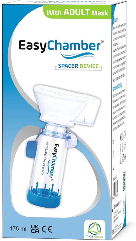 Easychamber Anti Static Spacer Device With Adult Mask Inhaler Chamber