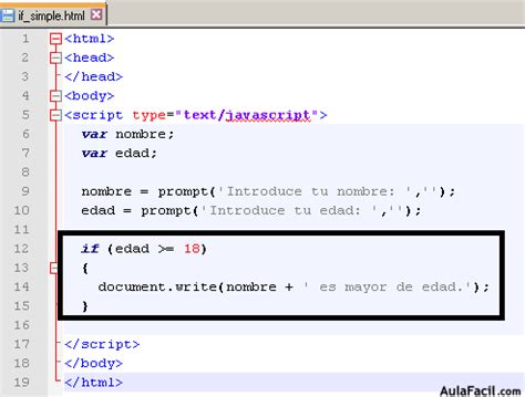 Estructuras Condicionales Simples Javascript