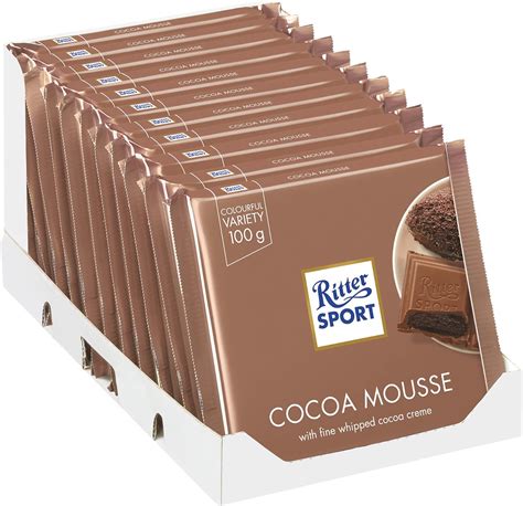 Ritter Sport Cocoa Mousse X G G Pack Of Amazon Co