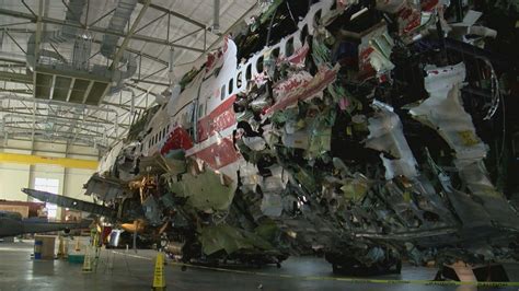 747 from deadly 1996 TWA Flight 800 sits largely reassembled in Ashburn warehouse | WJLA