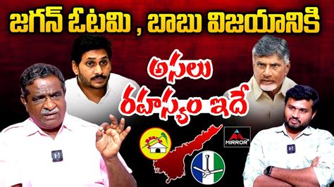 Gade Innaiah Shocking Comments On Jagan Defeat And Chandrababu Victory