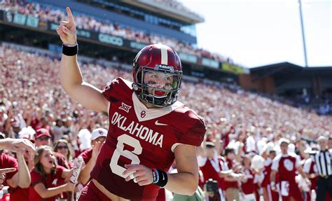 Oklahoma Unveils Gigantic Statue Of Baker Mayfield Looks Absolutely