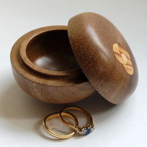 Turned Ring Boxes Ideas Ring Box Wood Turning Turn Ons