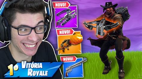 Encontrei As 3 Novas Armas Supremas E Matei Geral Fortnite Battle