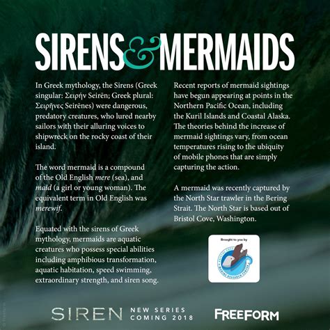 Image Freeform Official Sirens And Mermaids Definition Poster