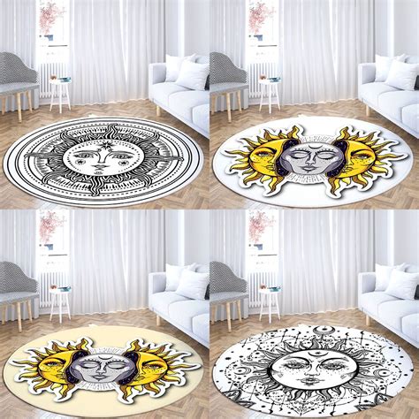 Alfombra redonda personalizable para el hogar decoración de baño sala