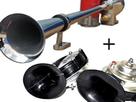 Волговский сигнал + Дудка с компрессором на Ваз 2107 - YouTube