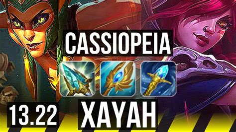 Cassiopeia Rell Vs Xayah Galio Adc Comeback Games