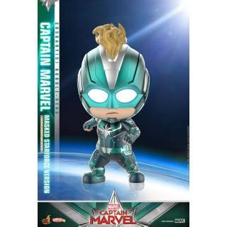 Jual Hot Toys Cosbaby Captain Marvel Masked Starforce Version Shopee Indonesia