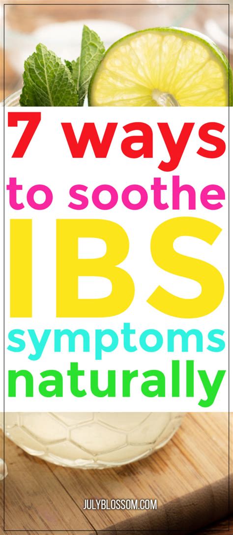 7 Natural Remedies For Irritable Bowel Syndrome ♡ July Blossom