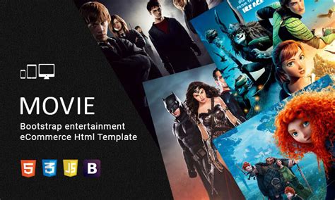 Movie - Bootstrap entertainment eCommerce Html Template | ThemeTidy