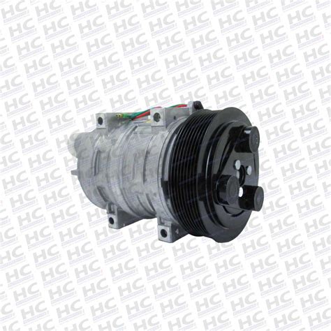 Compressor Seltec Valeo TM21 8PK 24V Saida Horizontal Original HC