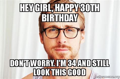 30th Birthday Meme Girl | BirthdayBuzz