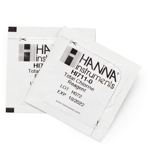 Total Chlorine Checker Reagents Tests Hi Hanna