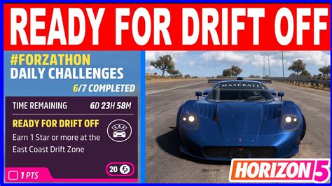 Forza Horizon 5 Ready For Drift Off Forzathon Daily Challenges Earn 1