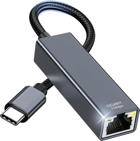 uni Adaptateur USB C vers Ethernet Adaptateur Réseau 1Gbps Gigabit