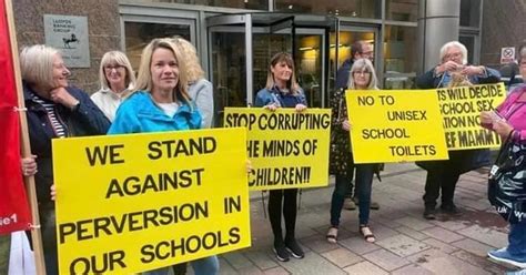Teachers And Parents In Glasgow Sex Education Protest Over Pornographic Lessons In Schools