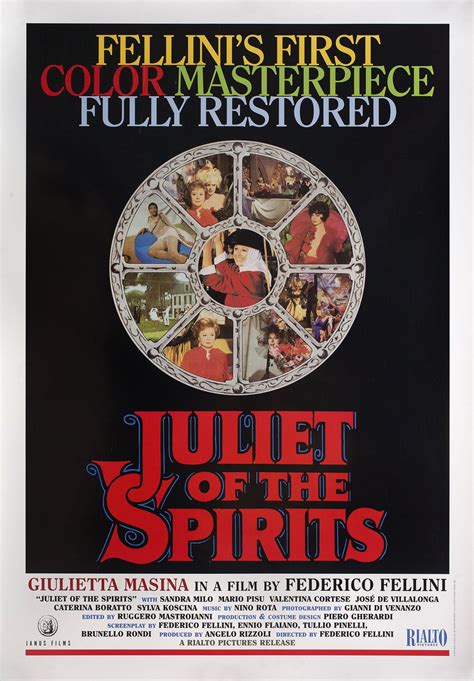 Juliet of the Spirits Original R2001 U.S. One Sheet Movie Poster ...