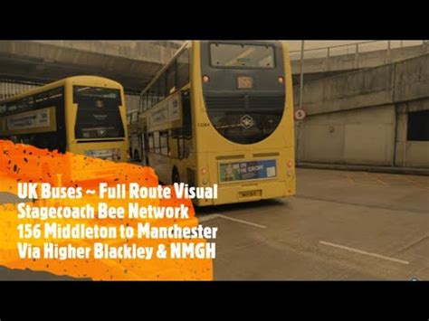 UK Buses Full Route Visual Bee Network 156 Middleton To Manchester