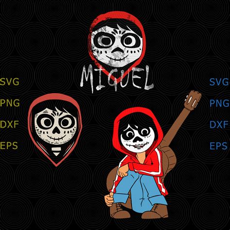 Pixar Coco Miguel Face Svg Pixar Coco Svg Miguel Face Svg Inspire