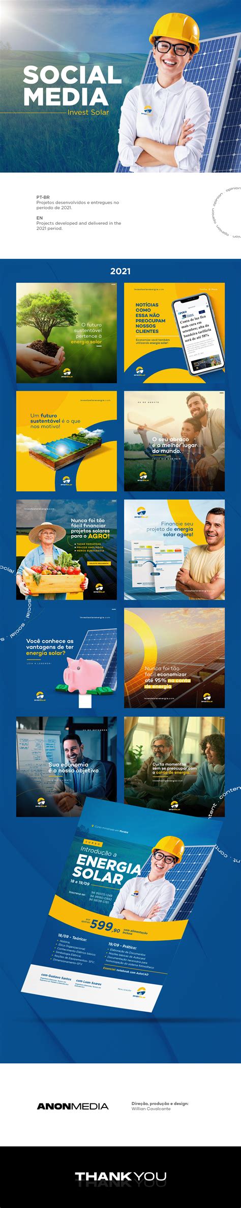 Social Media - Invest Solar (1) | Images :: Behance