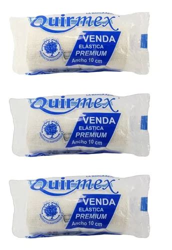 Venda Elástica Premium 10 Cm Quirmex C 12 Pzas Envío gratis