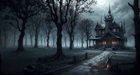 Haunted Manor by Rainkaly on DeviantArt