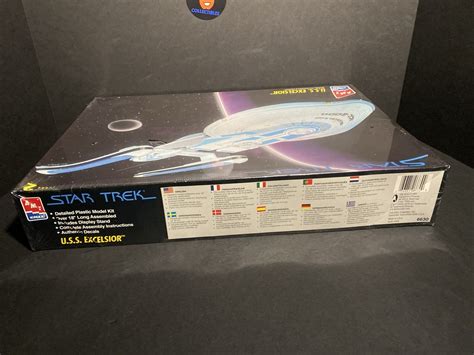 Star Trek U S S 6630 Excelsior Amt Ertl Model Kit Sealed 1994 Ebay